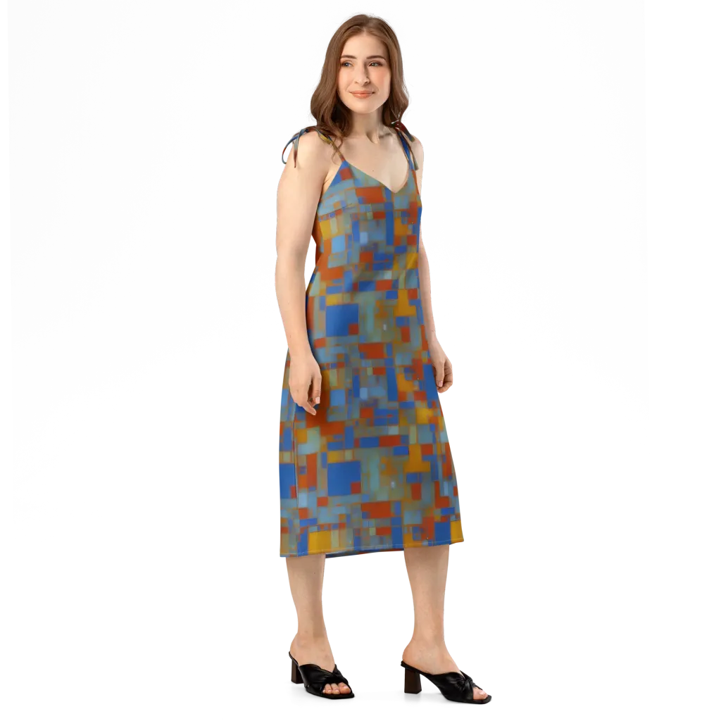 Modernist Current on Slip Dress — Right Front