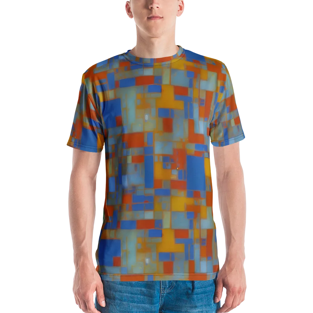 Modernist Current on Men's Crew Neck T-Shirt — Front