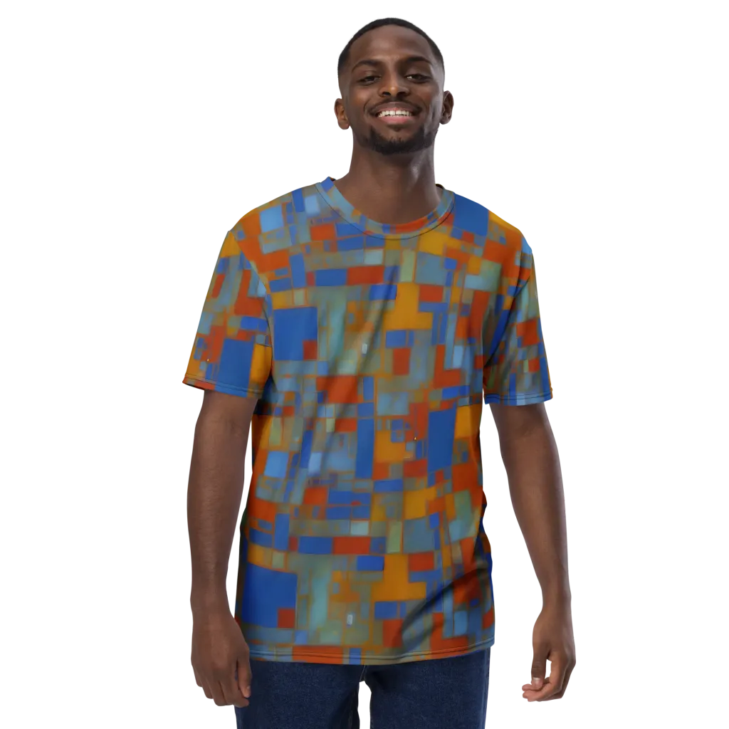 Modernist Current on Men's Crew Neck T-Shirt — Front