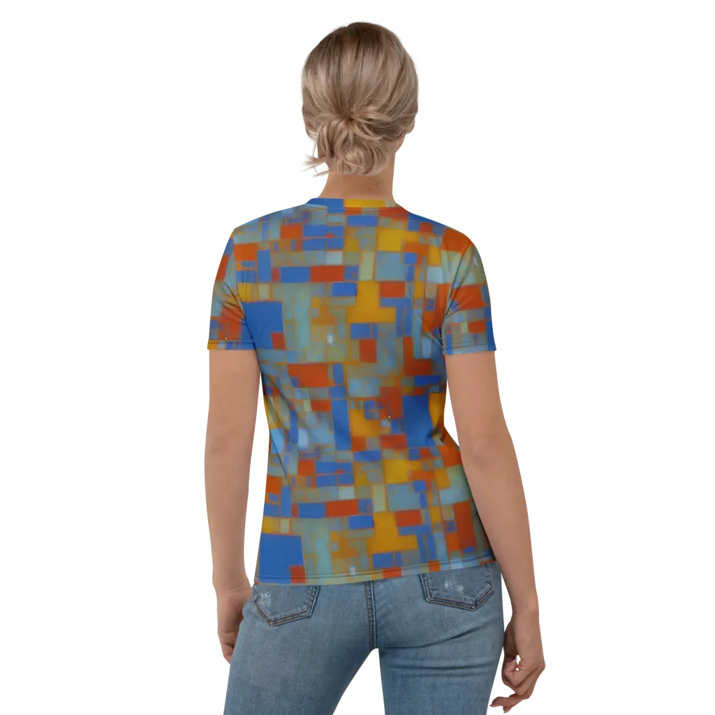 Modernist Current on Women's Crew Neck T-Shirt — Back