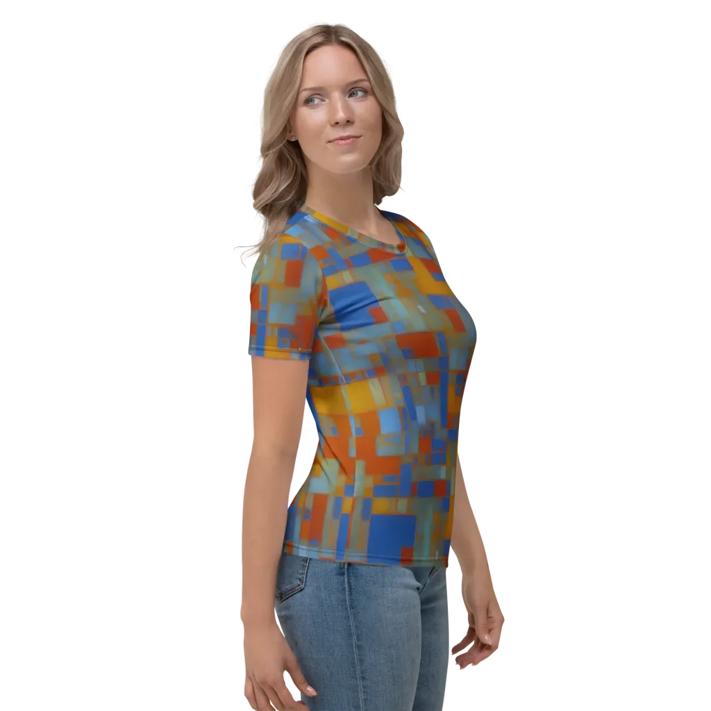 Modernist Current on Women's Crew Neck T-Shirt — Right