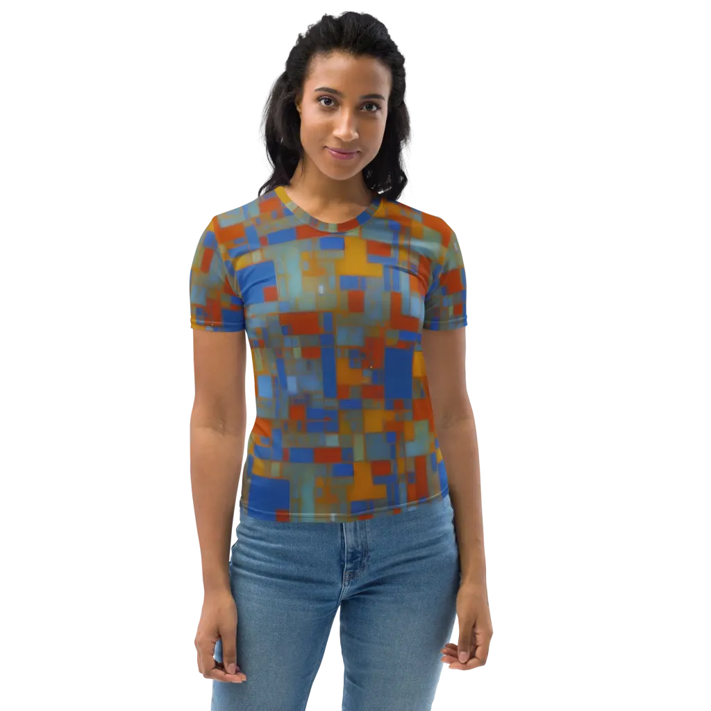 Modernist Current on Women's Crew Neck T-Shirt — Front