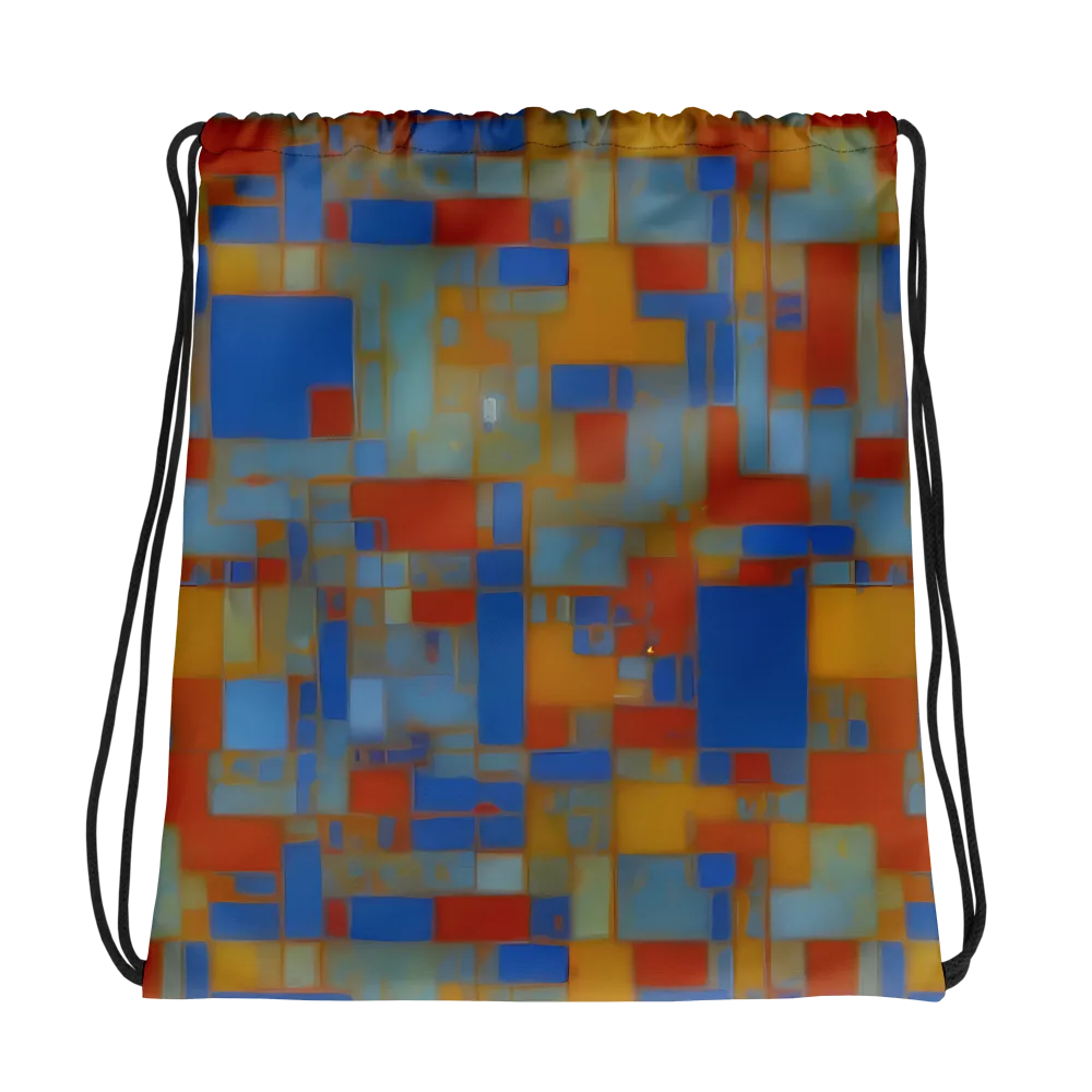 Modernist Current on Drawstring Bag — Photo