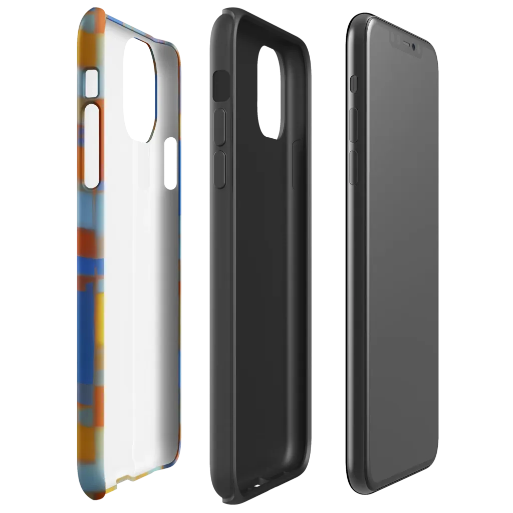 Modernist Current on Tough Case for iPhone® — Right