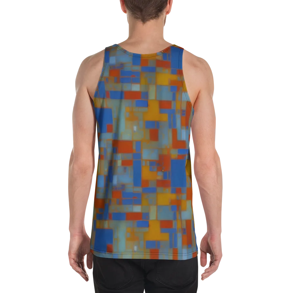 Modernist Current on Men's Tank Top — Back
