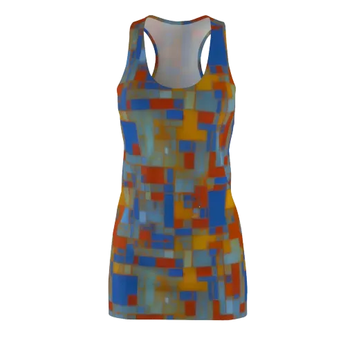 Modernist Current on a Racerback Dress