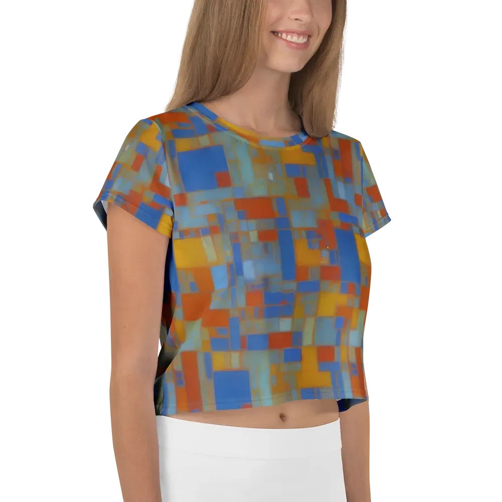 Modernist Current on Crop Tee — Right
