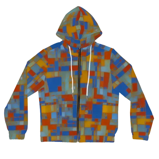 Modernist Current on a Women's Full-Zip Hoodie