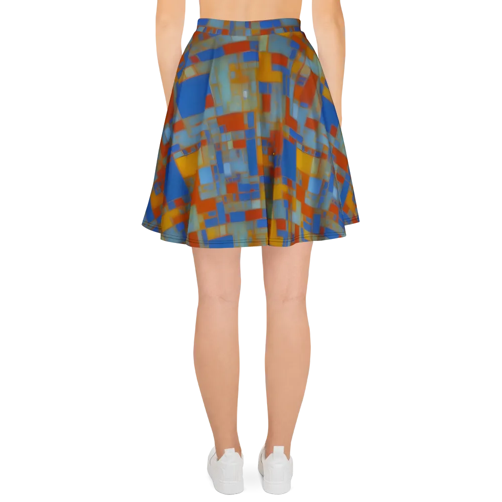 Modernist Current on Skater Skirt — Back
