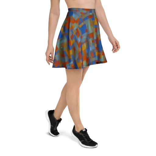 Modernist Current on a Skater Skirt