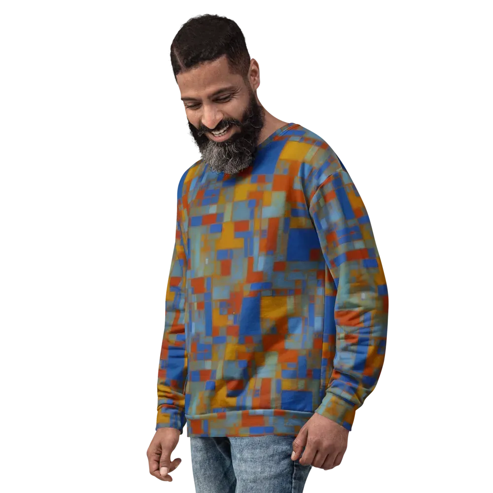 Modernist Current on Sweatshirt — Left Front