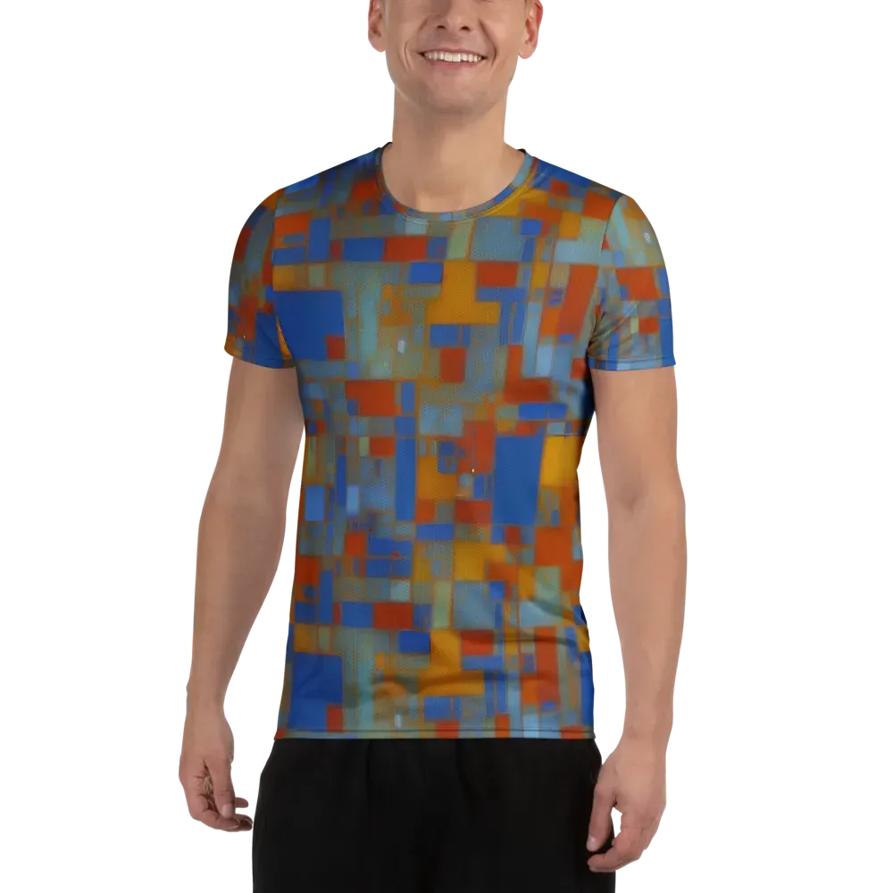 Modernist Current on Men's Athletic T-Shirt — Front