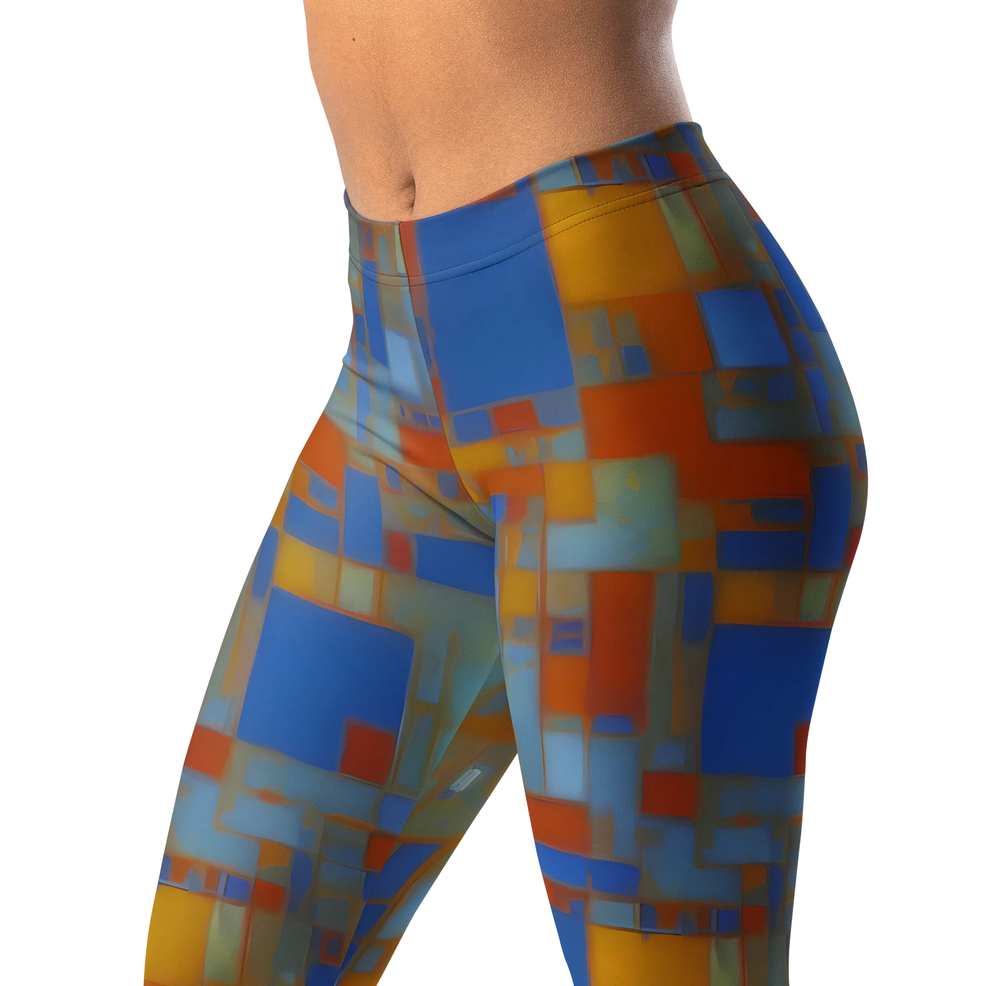 Modernist Current on Leggings — Left Front