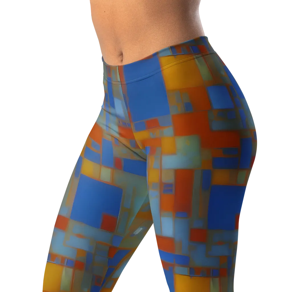 Modernist Current on Leggings — Left Front