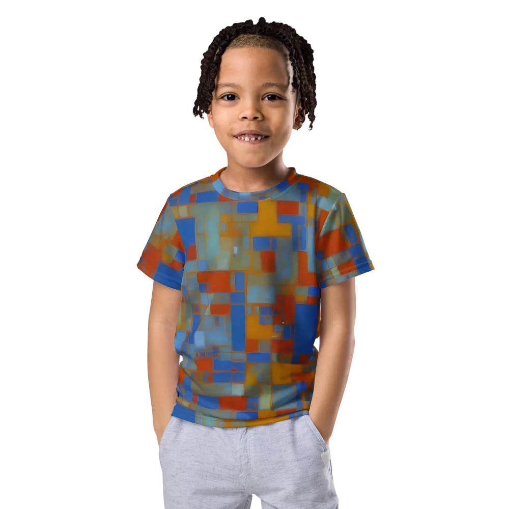 Modernist Current on Kids Crew Neck T-Shirt — Front