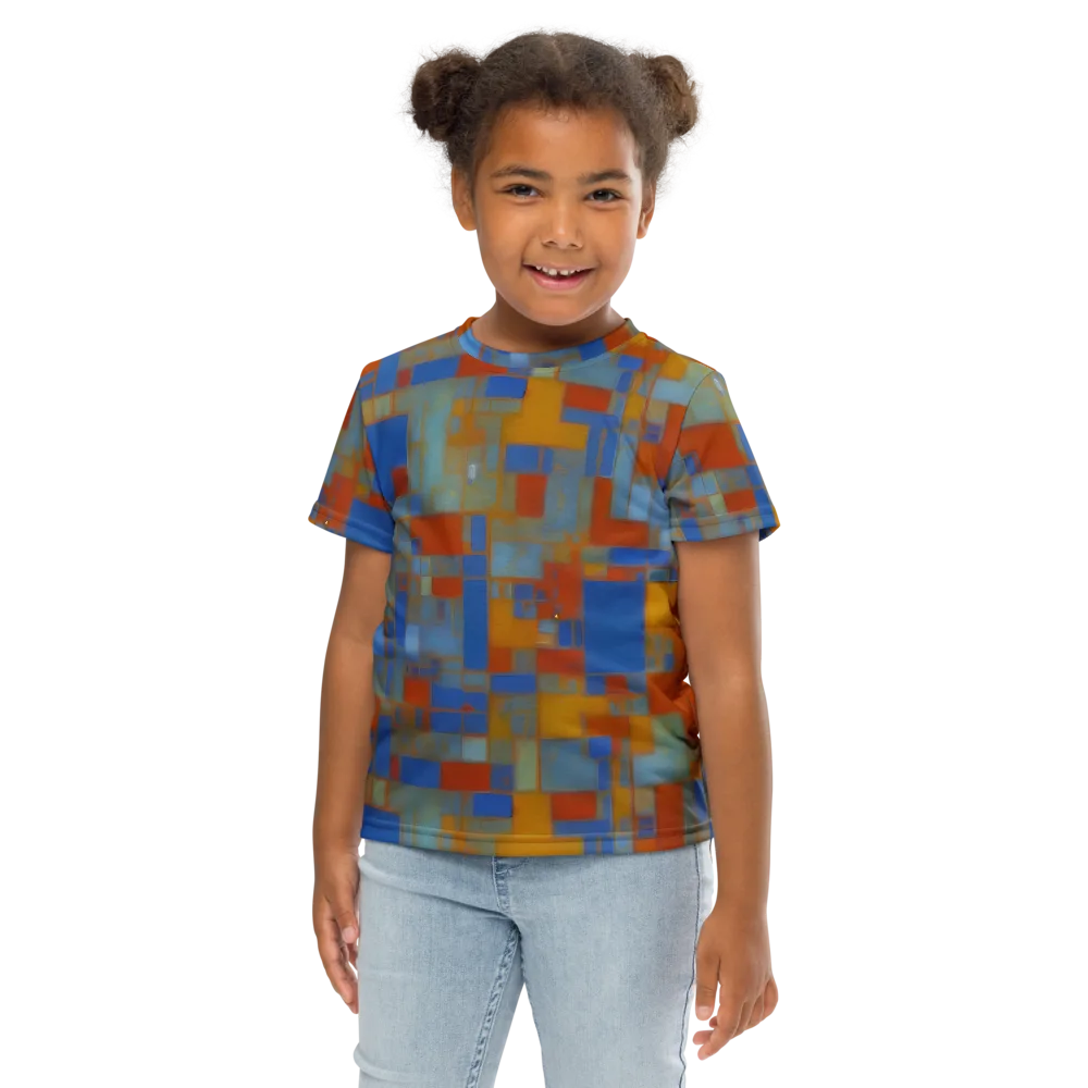 Modernist Current on Kids Crew Neck T-Shirt — Front