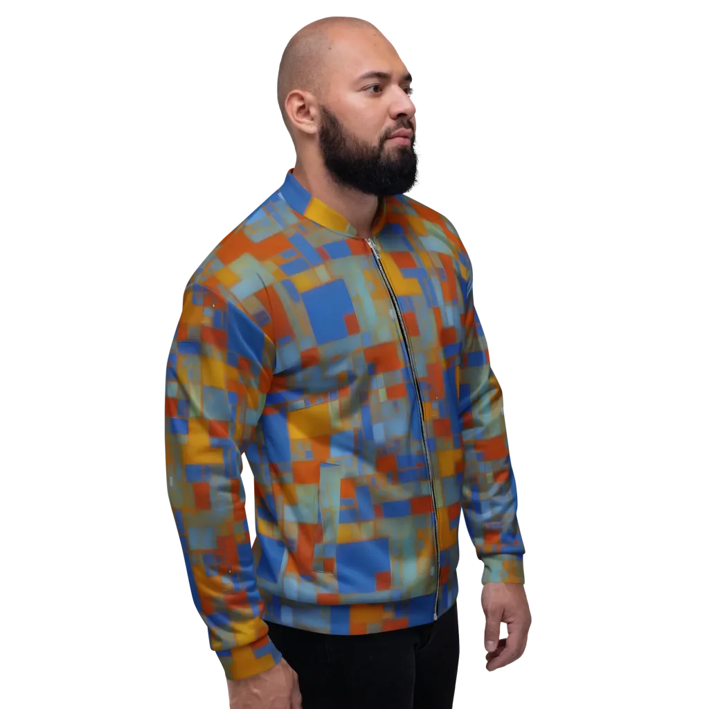 Modernist Current on Bomber Jacket — Right