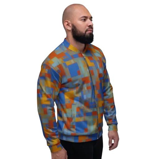Modernist Current on a Bomber Jacket