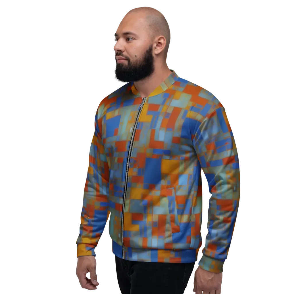 Modernist Current on Bomber Jacket — Left