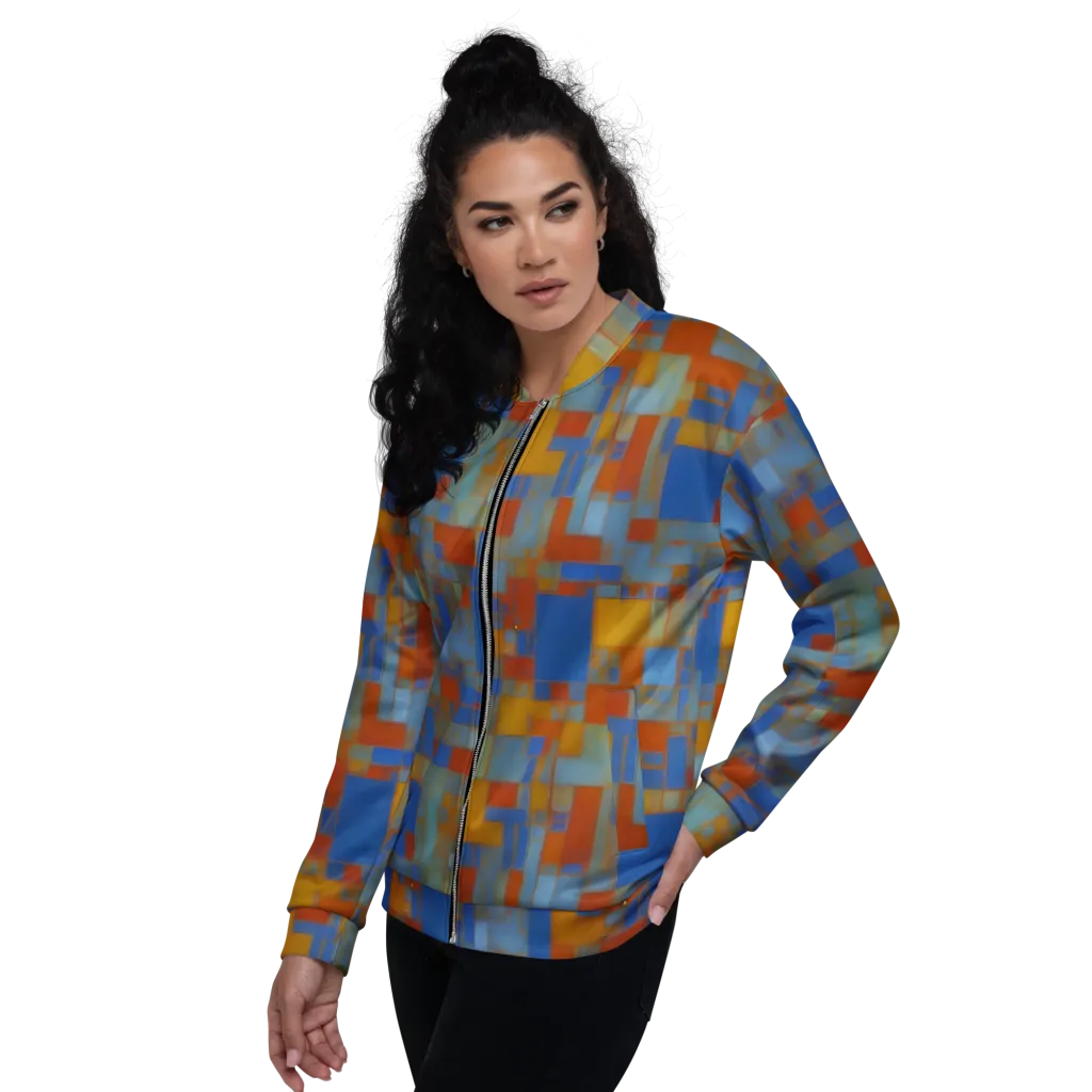 Modernist Current on Bomber Jacket — Left