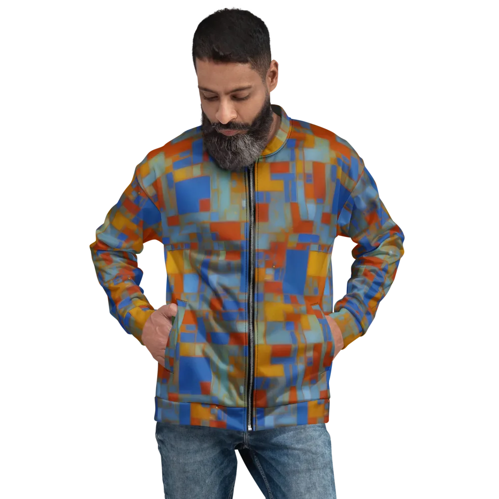 Modernist Current on Bomber Jacket — Front
