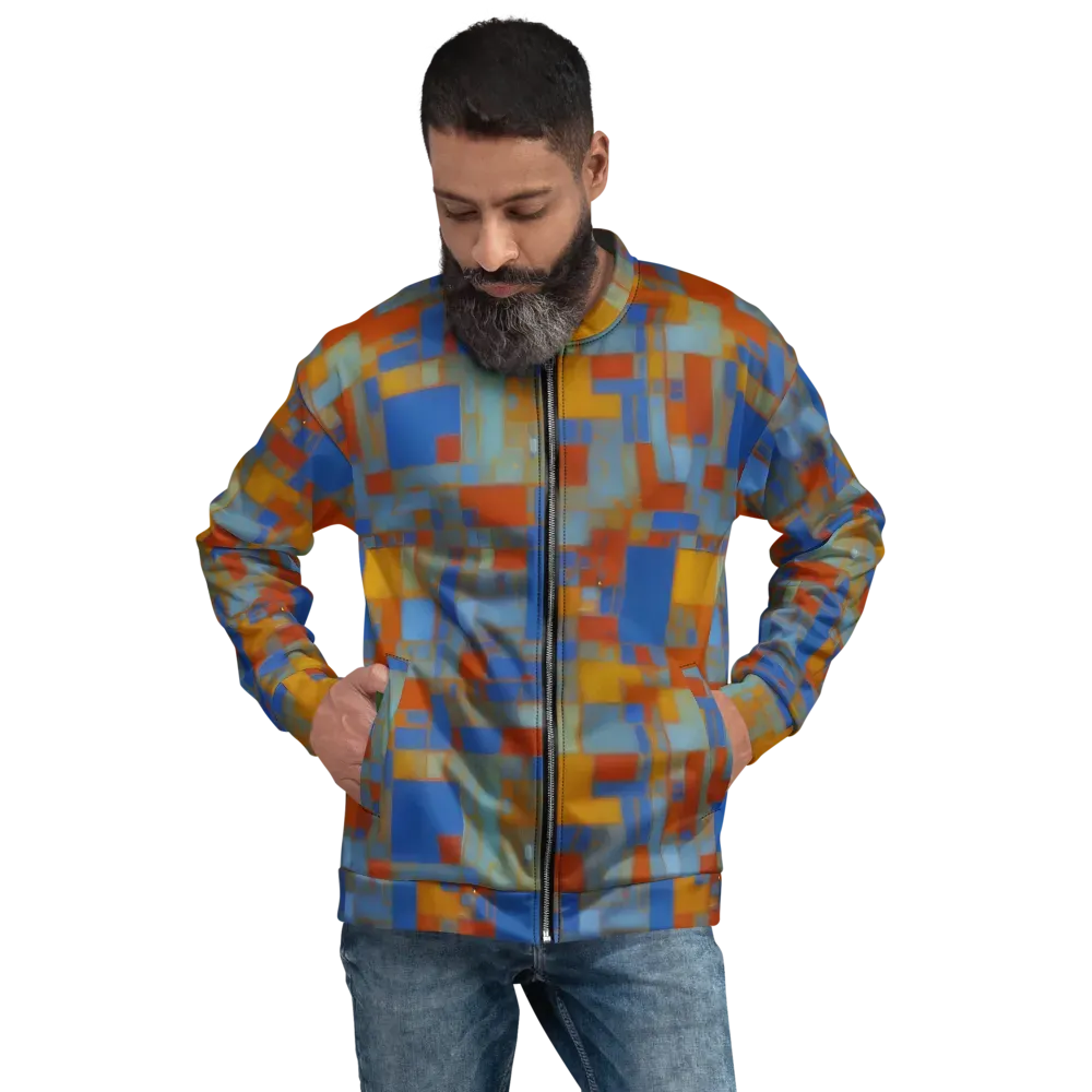 Modernist Current on Bomber Jacket — Front