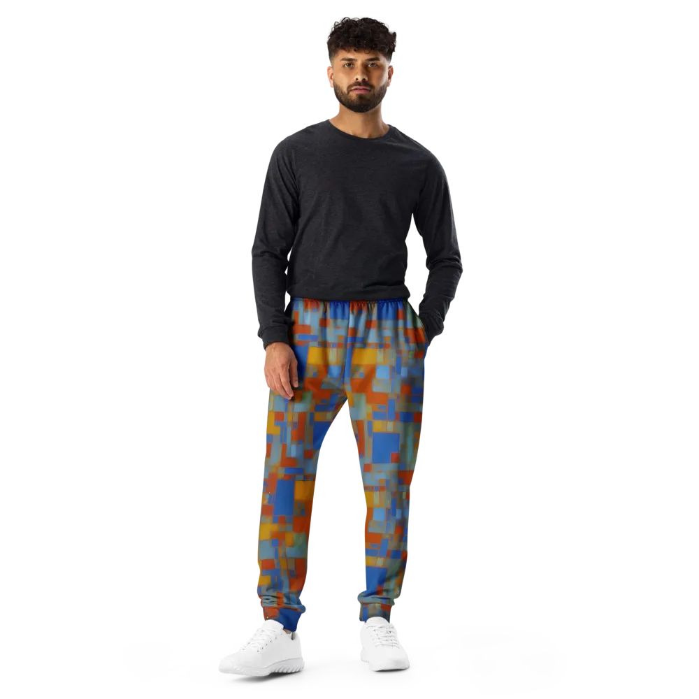Modernist Current on Men's Joggers — Front