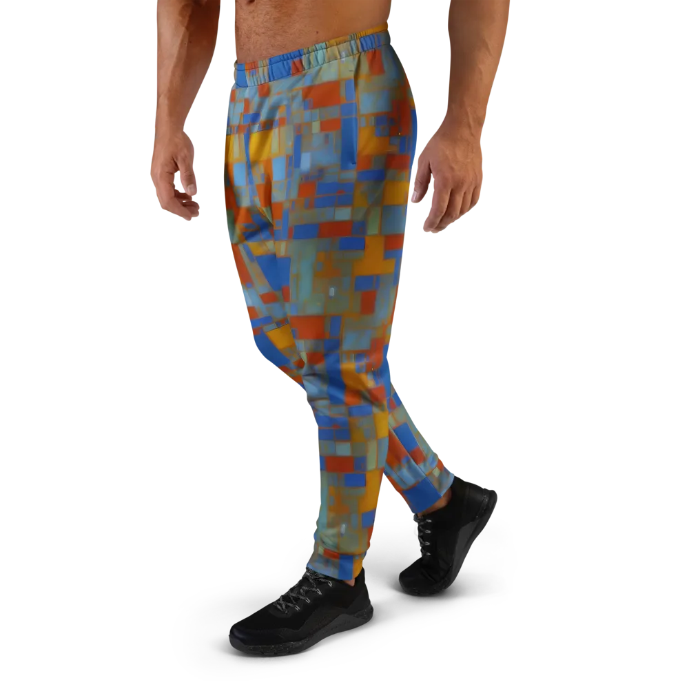 Modernist Current on Men's Joggers — Left