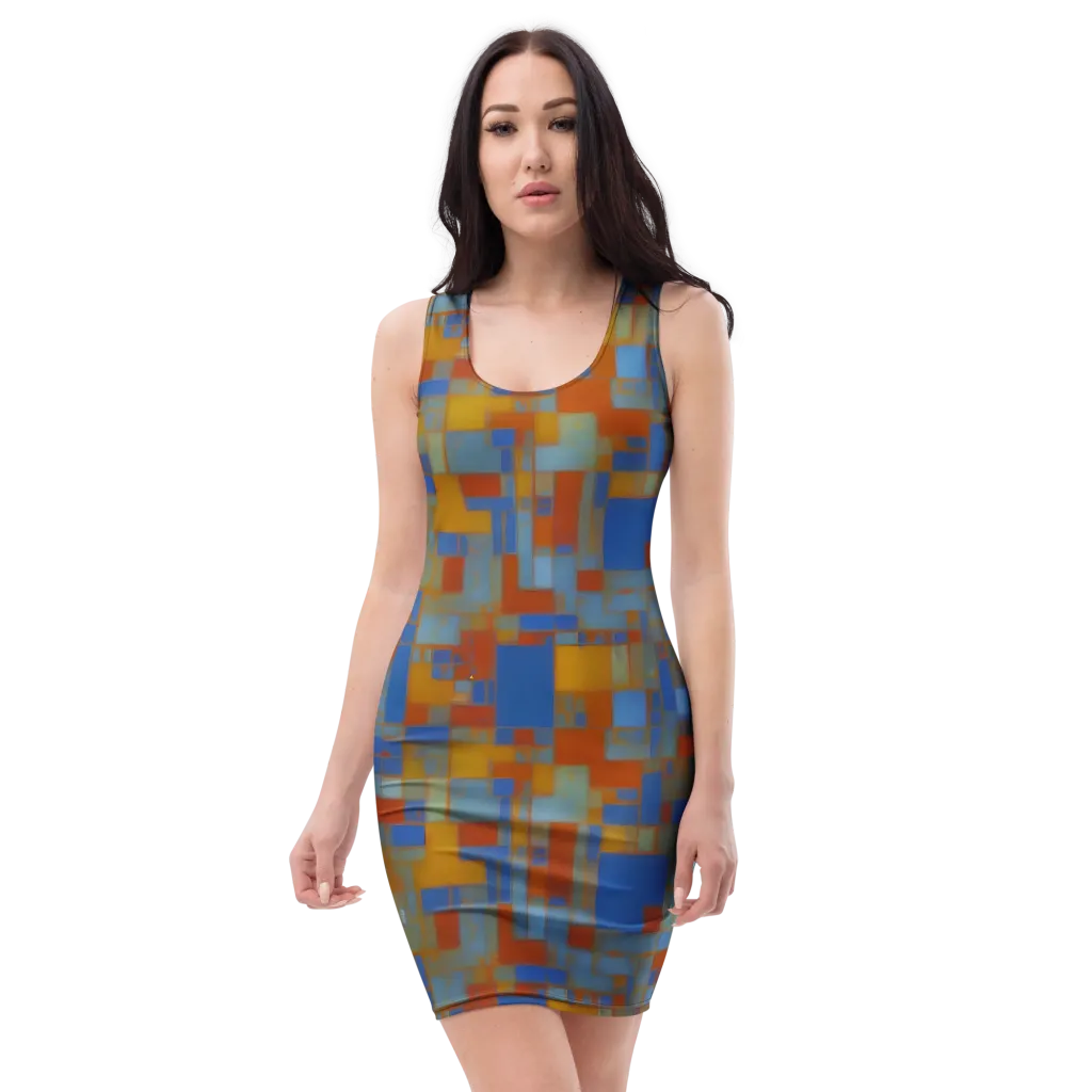 Modernist Current on Bodycon Dress — Front