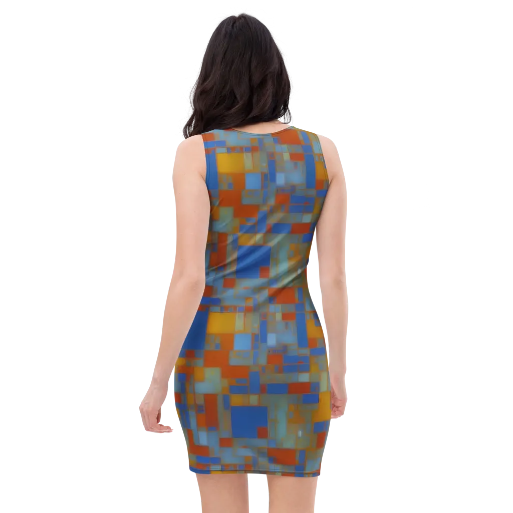 Modernist Current on Bodycon Dress — Back