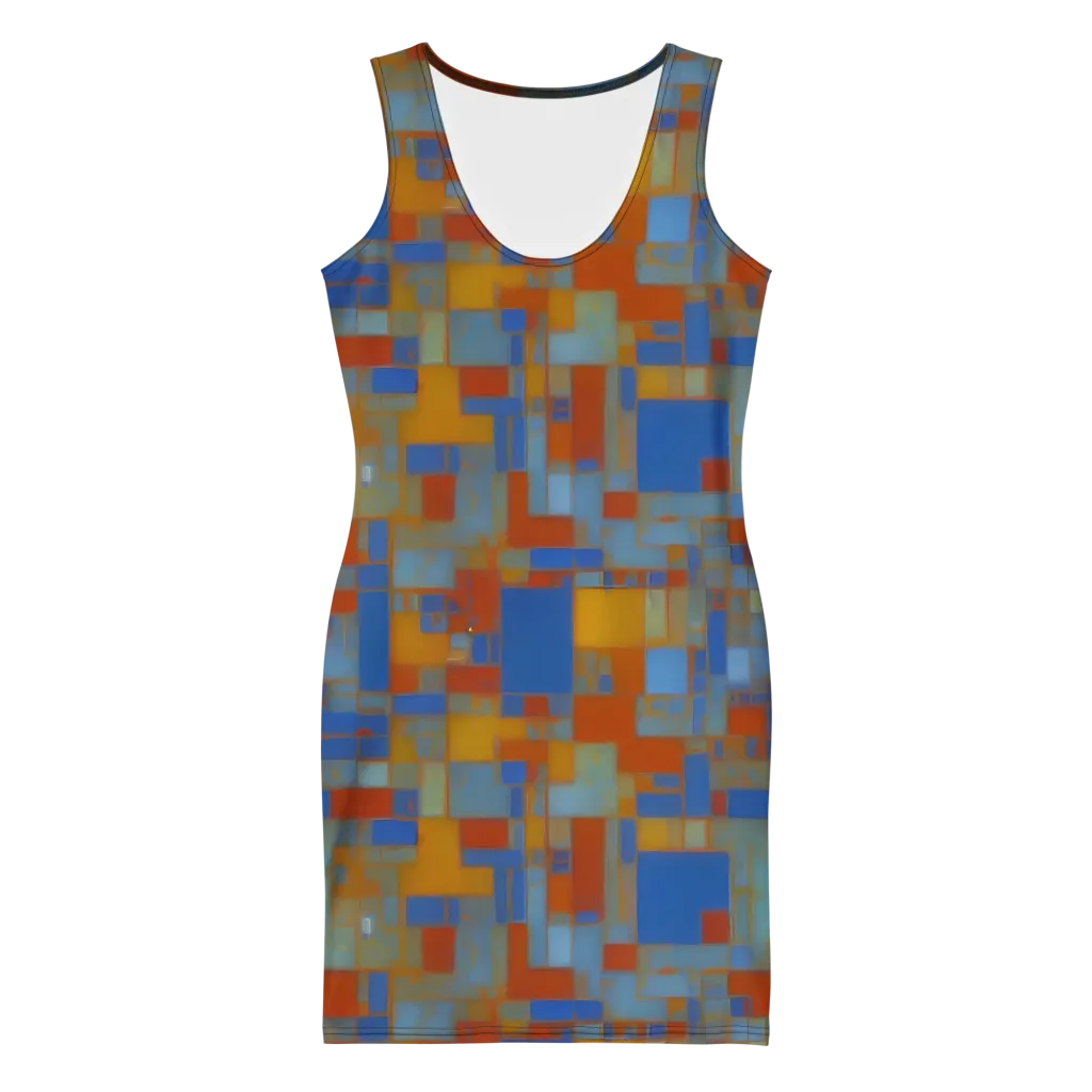 Modernist Current on Bodycon Dress — Front