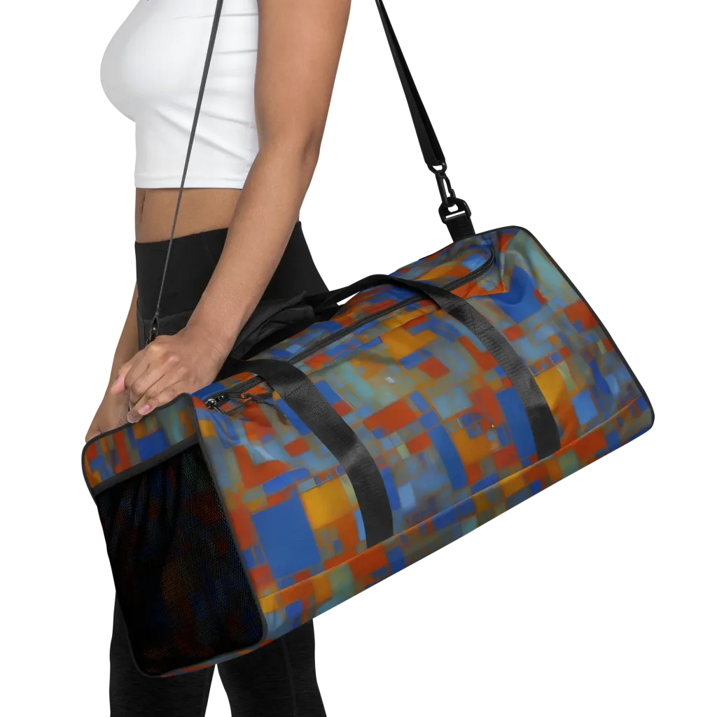 Modernist Current on Duffle Bag — Front