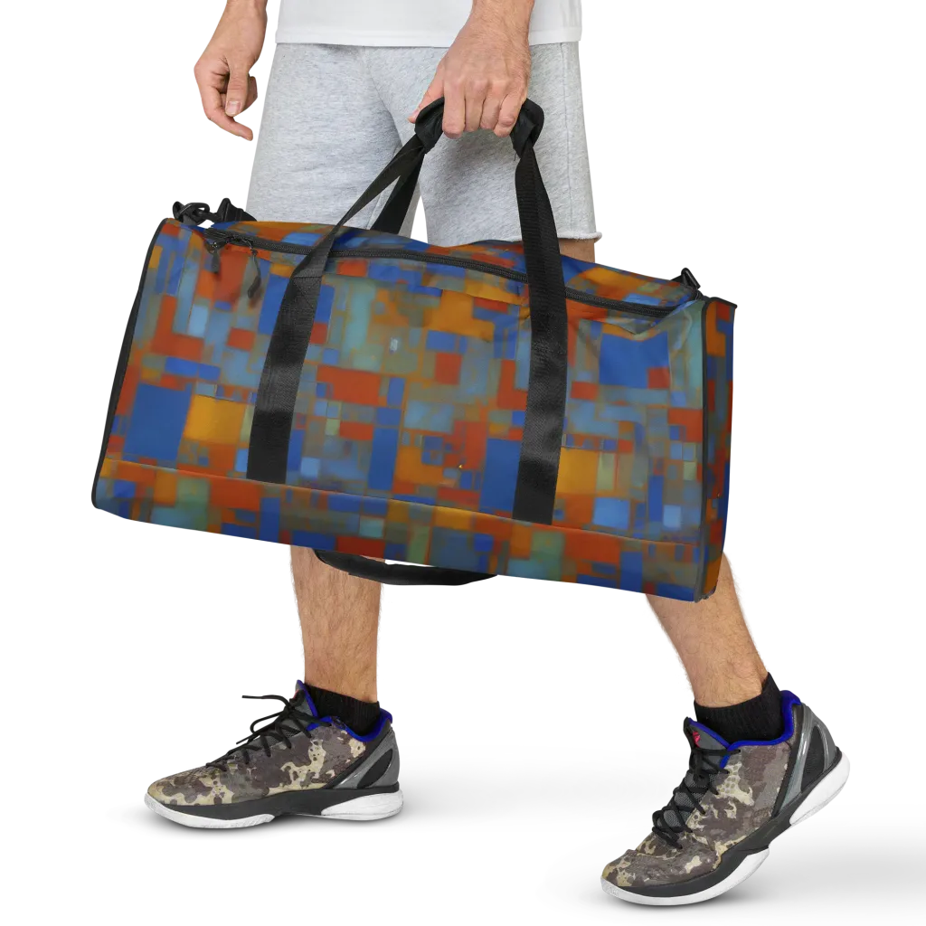 Modernist Current on Duffle Bag — Front