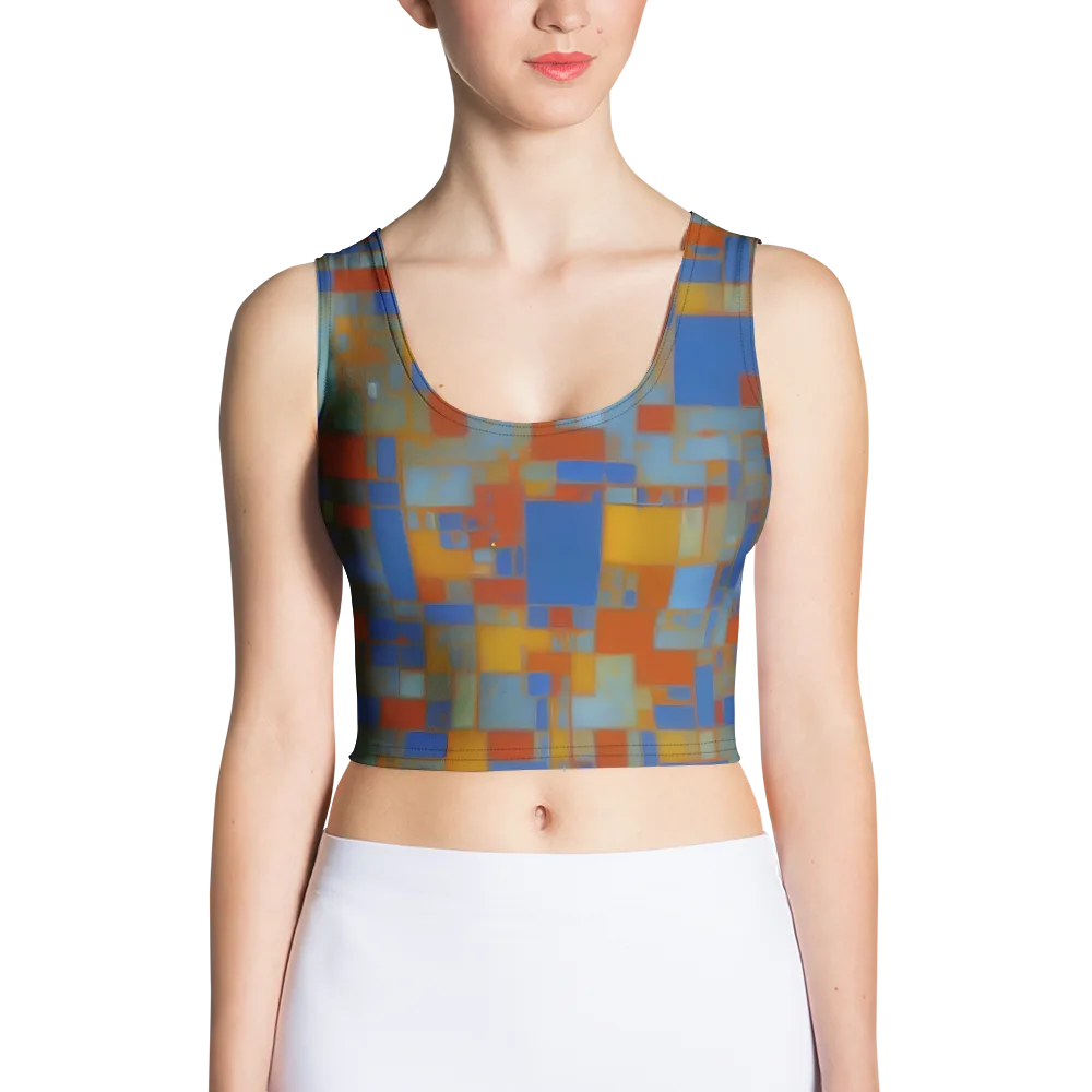 Modernist Current on Crop Top — Front