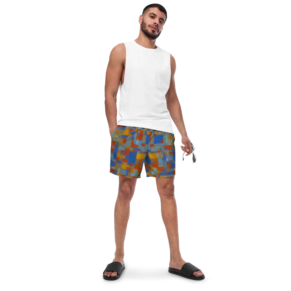 Modernist Current on Swim Trunks — Front