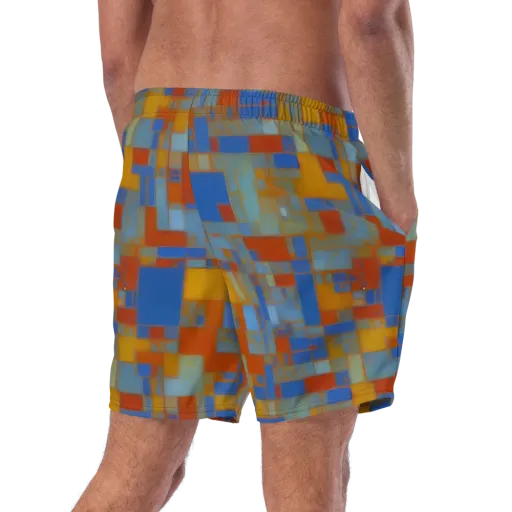 Modernist Current on a Swim Trunks