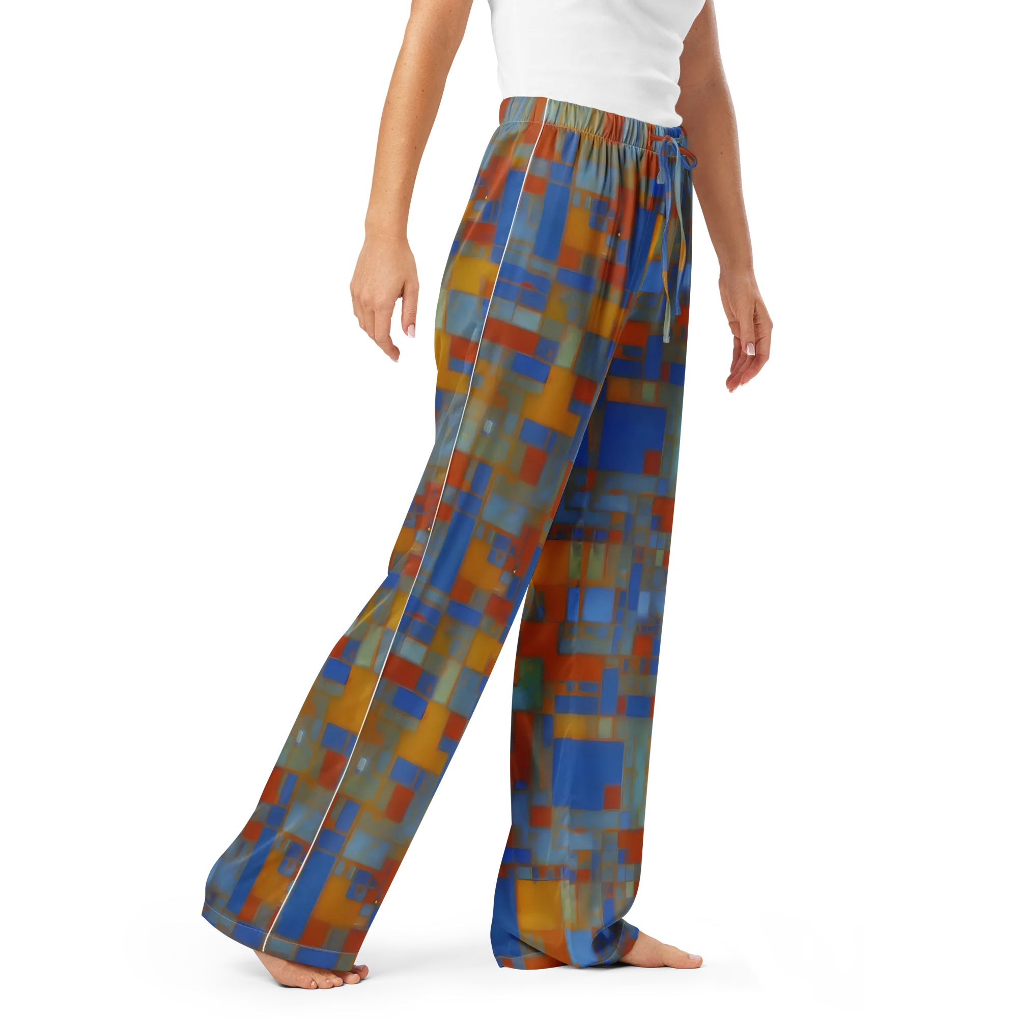 Modernist Current on Women's Pajama Pants — Right Front