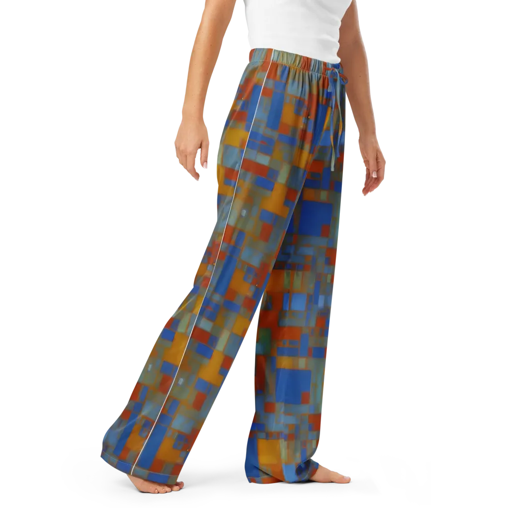 Modernist Current on Women's Pajama Pants — Right Front
