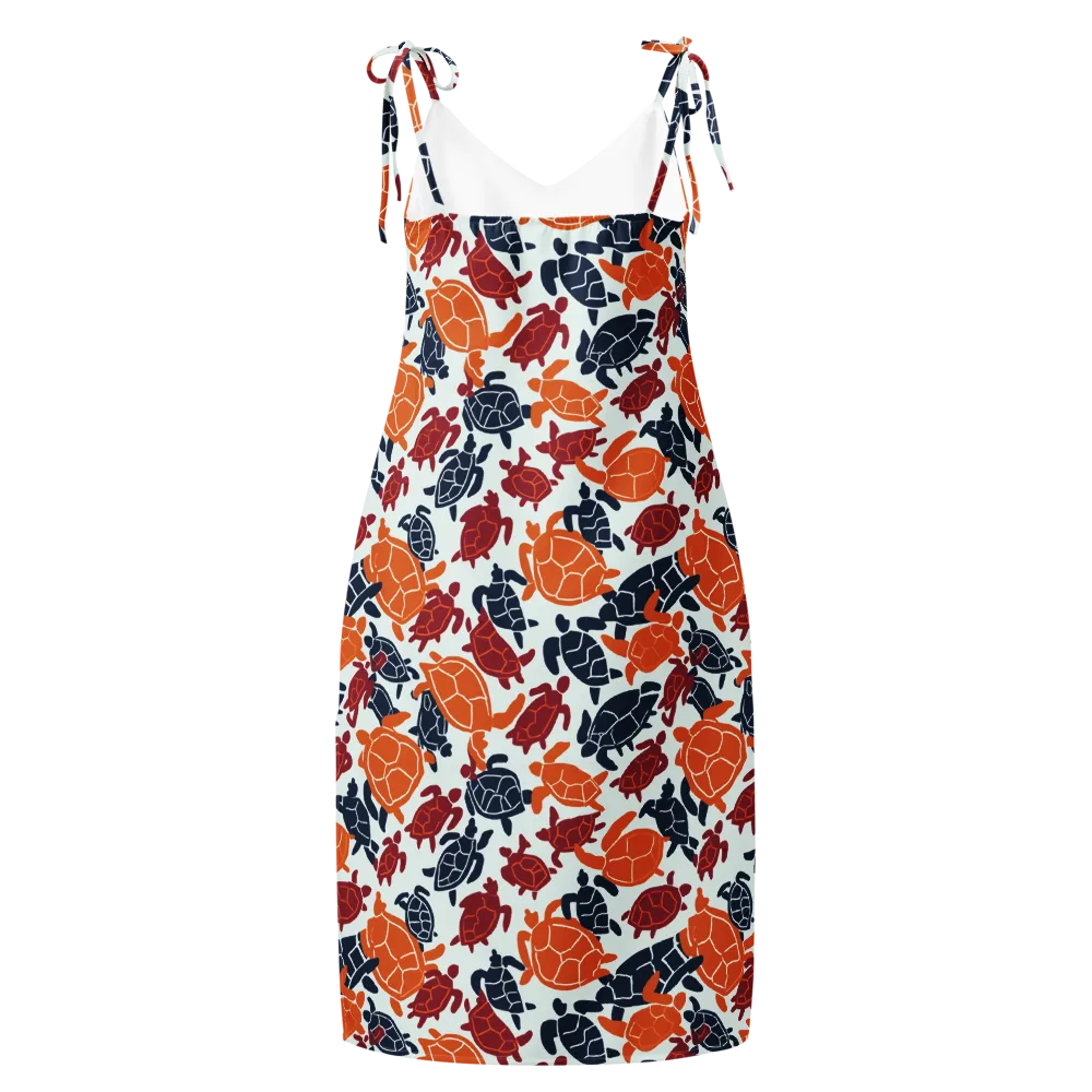 Carapace Parade on Slip Dress — Back