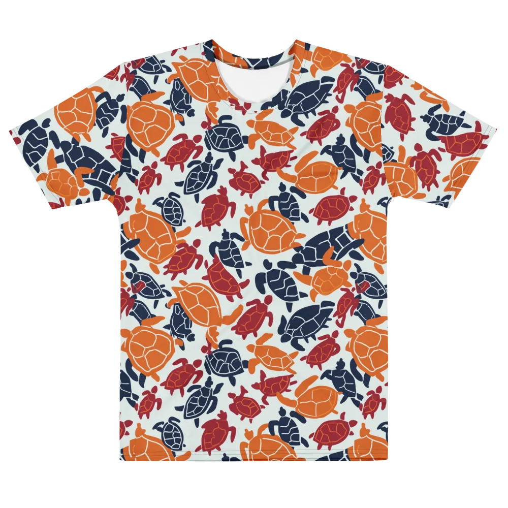 Carapace Parade on Men's Cotton Crew Neck T-Shirt — Front
