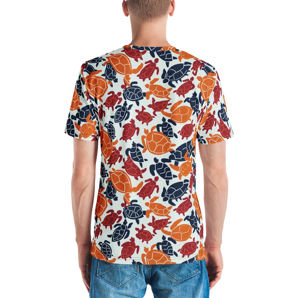 Carapace Parade on Men's Crew Neck T-Shirt — Back