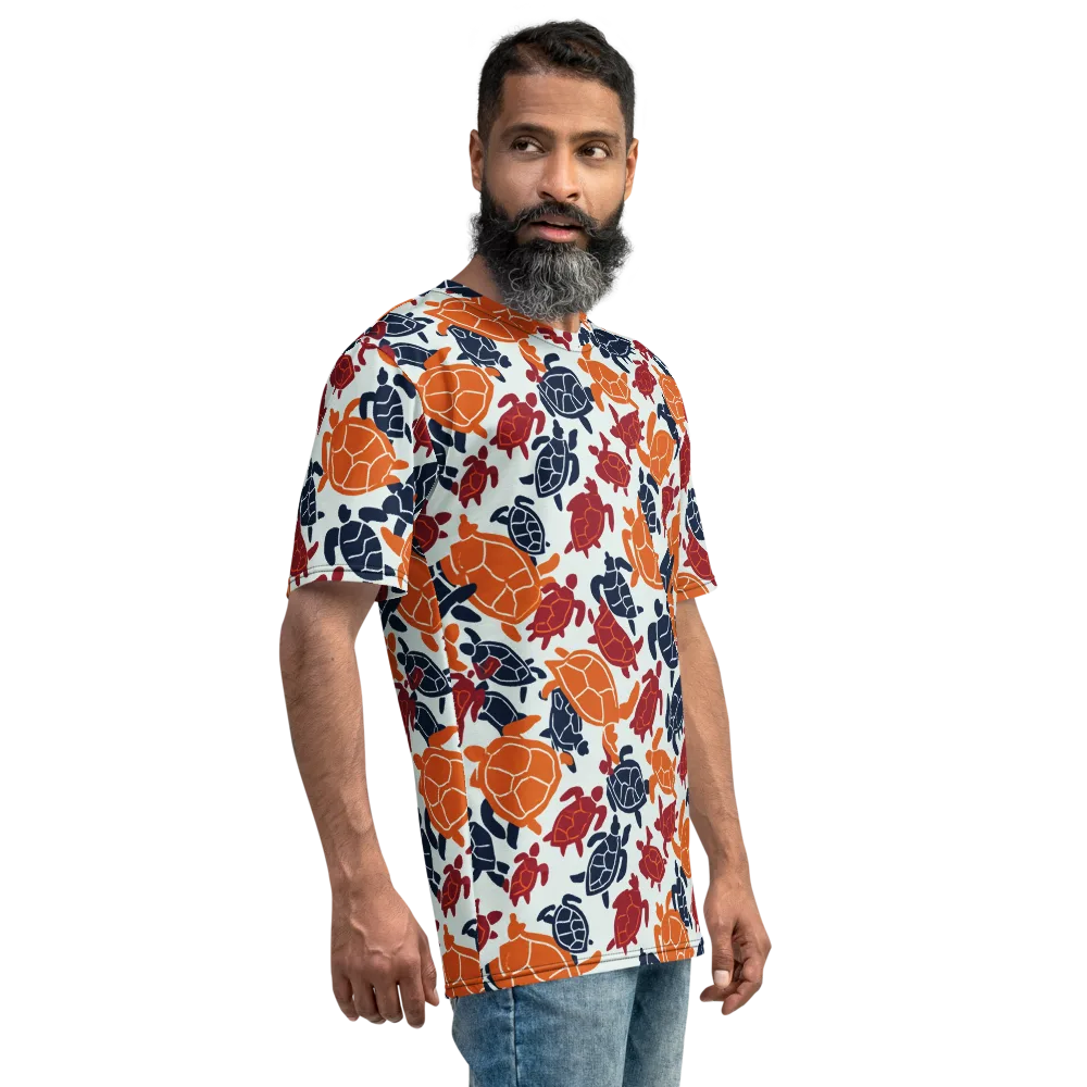Carapace Parade on Men's Crew Neck T-Shirt — Right
