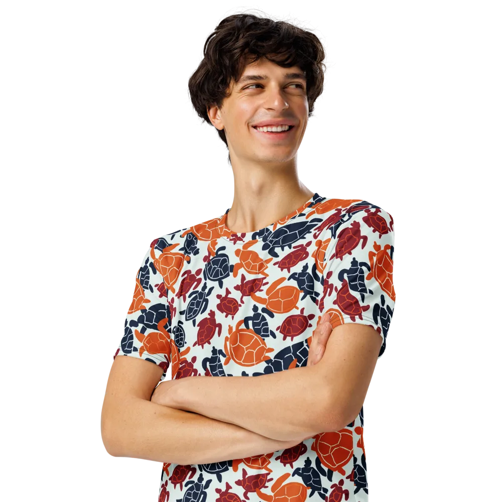 Carapace Parade on Men's Crew Neck T-Shirt — Left Front