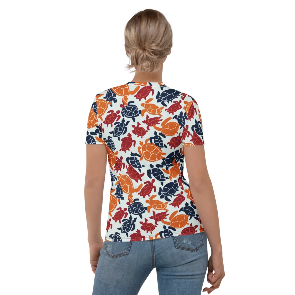 Carapace Parade on Women's Crew Neck T-Shirt — Back