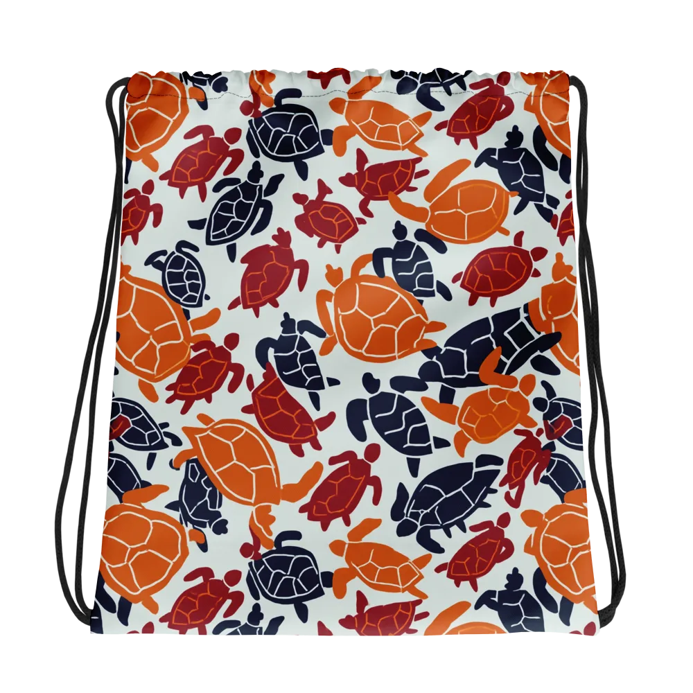 Carapace Parade on Drawstring Bag — Photo