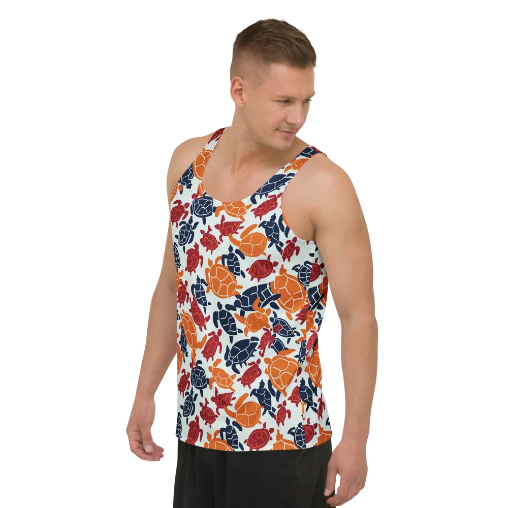 Carapace Parade on Men's Tank Top — Left Front