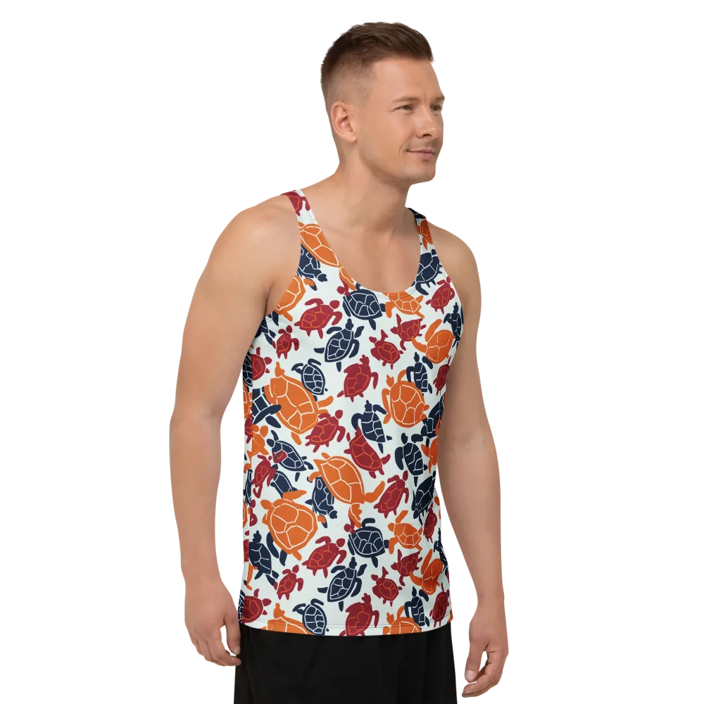 Carapace Parade on Men's Tank Top — Right Front