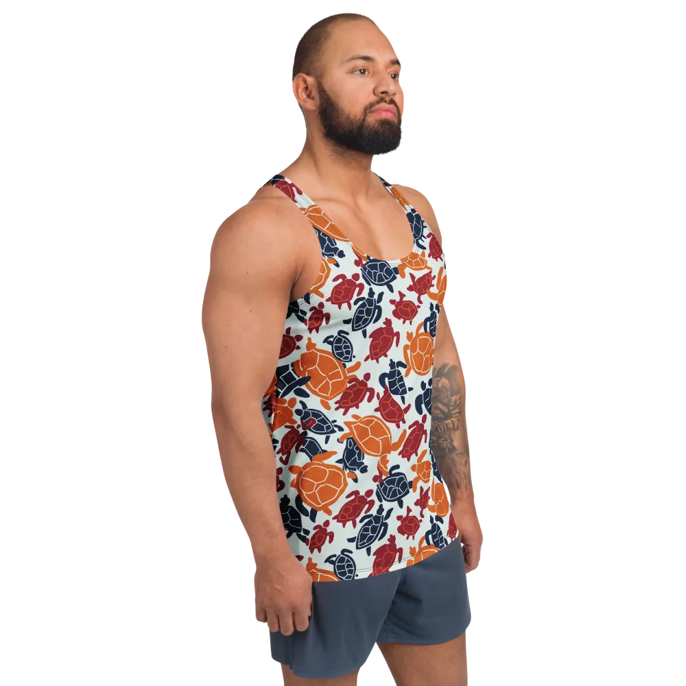 Carapace Parade on Men's Tank Top — Right Front