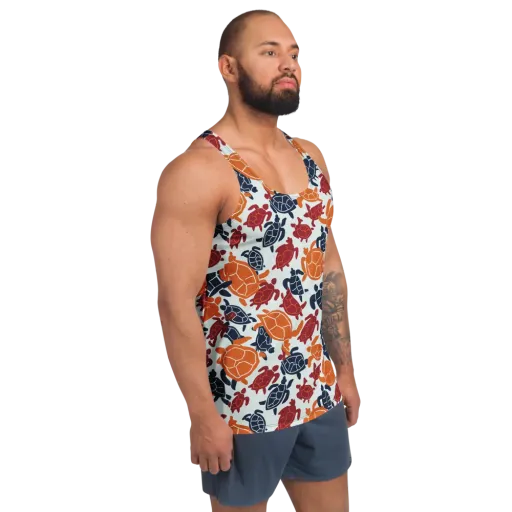 Carapace Parade on a Men's Tank Top