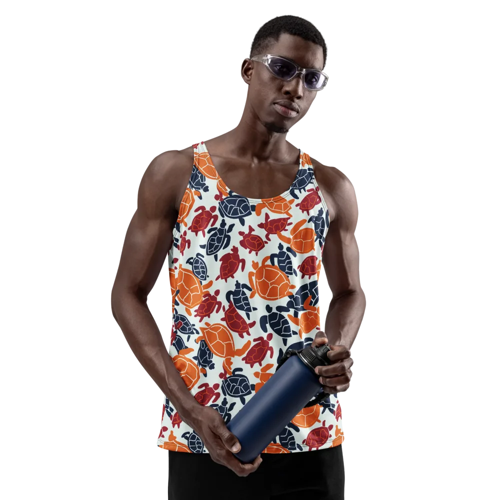 Carapace Parade on Men's Tank Top — Front